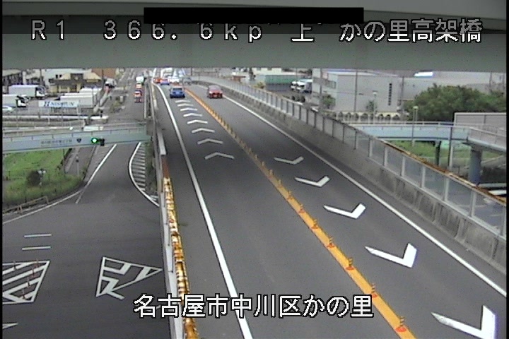 国道1号 かの里高架橋のライブカメラ|愛知県名古屋市のサムネイル
