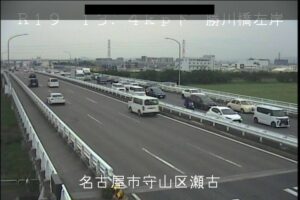 愛知県名古屋市 国道19号 勝川橋左岸のライブカメラ