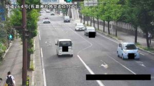 佐賀県佐賀市 国道264号 佐嘉神社角交差点付近のライブカメラ