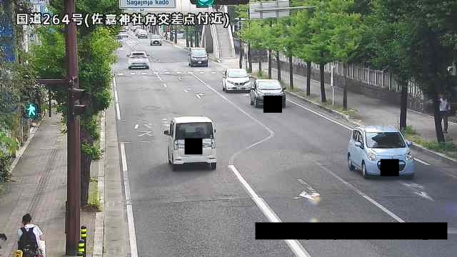 国道264号 佐嘉神社角交差点付近のライブカメラ|佐賀県佐賀市のサムネイル