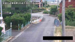 佐賀県みやき町 佐賀県道210号 市武天満宮付近のライブカメラ