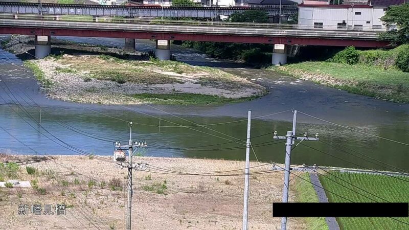 高梁川 新幡見橋のライブカメラ|岡山県高梁市のサムネイル