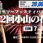 ウェザーニュースより小山の花火のライブカメラ|栃木県小山市のサムネイル