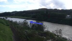 山口県宇部市 厚東川 木田橋のライブカメラ
