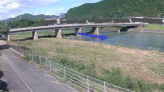 椹野川 豊年橋のライブカメラ|山口県山口市のサムネイル