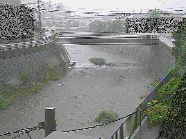 鶴見川 岡上橋のライブカメラ|神奈川県川崎市のサムネイル