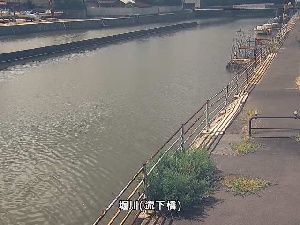 堀川 流下橋のライブカメラ|島根県出雲市のサムネイル