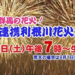 J:COMより3市連携利根川花火大会のライブカメラ|群馬県伊勢崎市のサムネイル