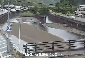 亀の川 羽鳥橋のライブカメラ|和歌山県和歌山市のサムネイル