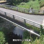 鹿足河内川 中薮橋のライブカメラ|島根県吉賀町のサムネイル