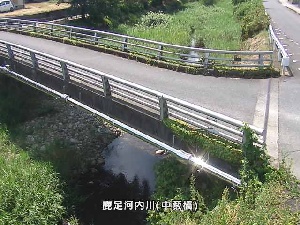 鹿足河内川 中薮橋のライブカメラ|島根県吉賀町のサムネイル