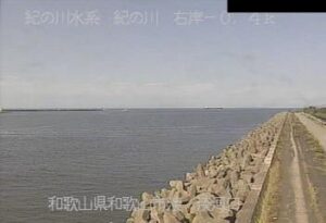 和歌山県和歌山市 紀の川 湊河口のライブカメラ