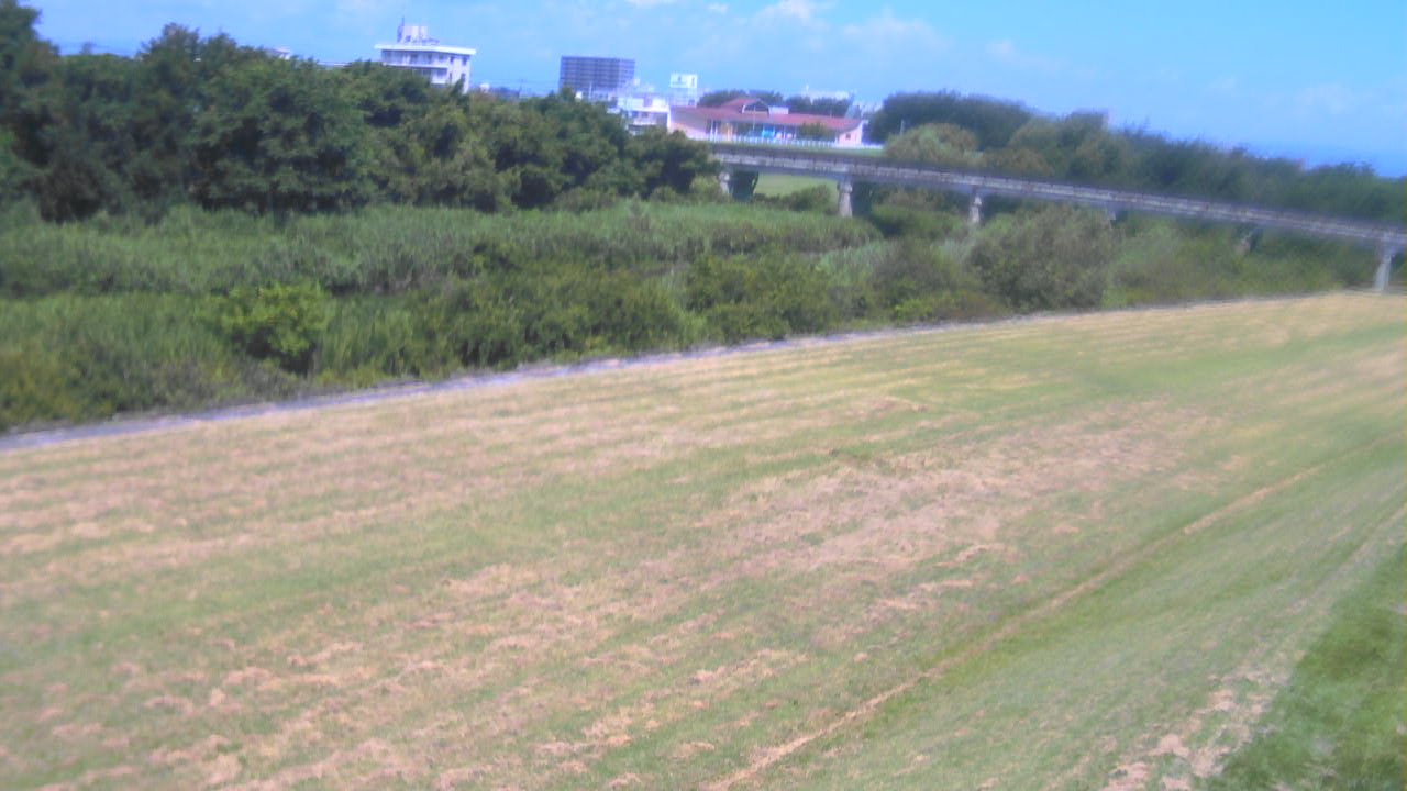 最上川 松川橋付近のライブカメラ|山形県米沢市のサムネイル