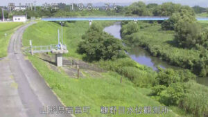 山形県高畠町 最上川 糠野目水位観測所のライブカメラ