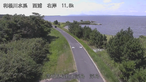 西浦 浮島のライブカメラ|茨城県稲敷市のサムネイル