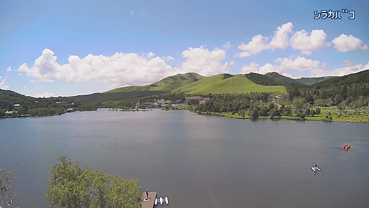 池の平ホテルから白樺湖のライブカメラ|長野県立科町のサムネイル