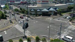 島根県松江市 島根県道37号松江鹿島美保関線 春日北交差点のライブカメラ