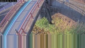 岐阜県恵那市 岩村川 新みちばし付近のライブカメラ