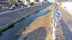 愛知県春日井市 地蔵川 八尻橋上流のライブカメラ