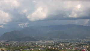 山梨県笛吹市 笛吹市役所一宮支所から甲州市方面のライブカメラ