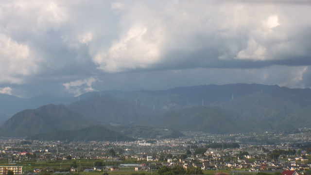 笛吹市役所一宮支所から甲州市方面のライブカメラ| 山梨県笛吹市のサムネイル