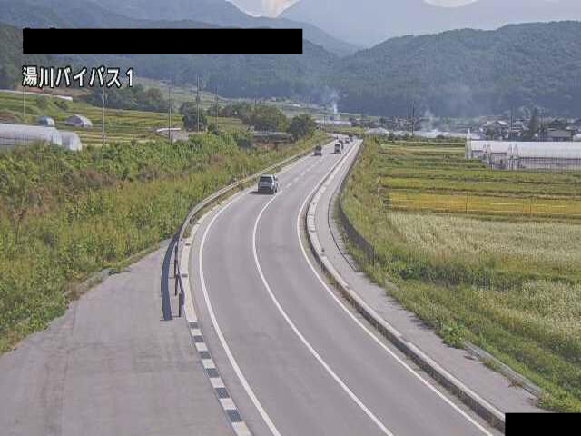 国道152号 湯川バイパス１のライブカメラ|長野県茅野市のサムネイル