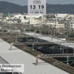 東海道新幹線・小田原駅ホームのライブカメラ|神奈川県小田原市のサムネイル