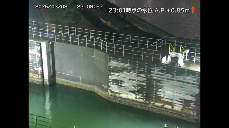 築地川 築地川水門・全景のライブカメラ|東京都中央区のサムネイル
