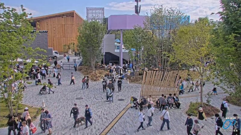大阪・関西万博会場・静けさの森ゾーン付近のライブカメラ|大阪府大阪市のサムネイル