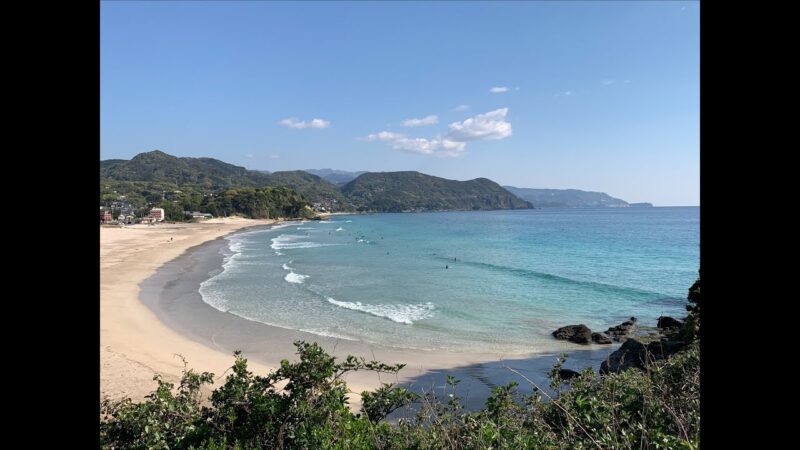 白浜マリーナより白浜大浜海水浴場のライブカメラ|静岡県下田市のサムネイル