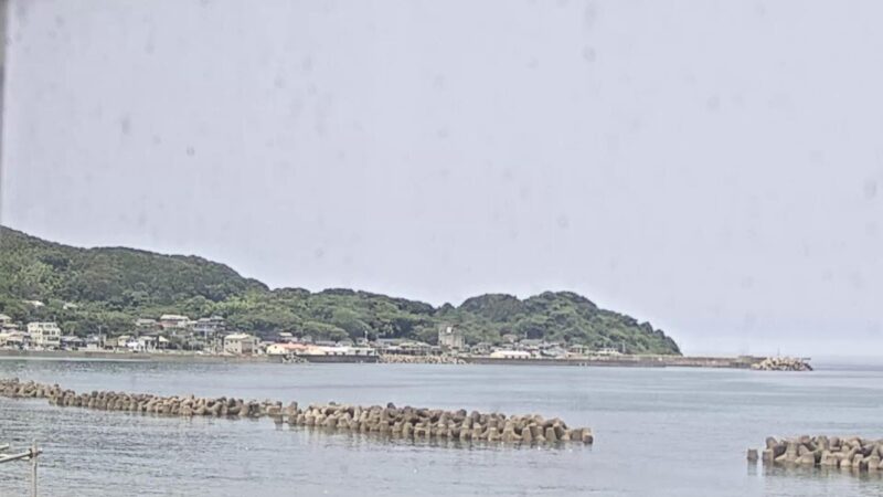 波津海岸・波津港のライブカメラ|福岡県岡垣町のサムネイル