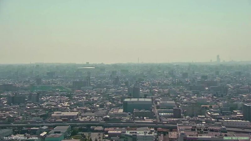 starstyleより大阪市街方面のライブカメラ|大阪府八尾市のサムネイル