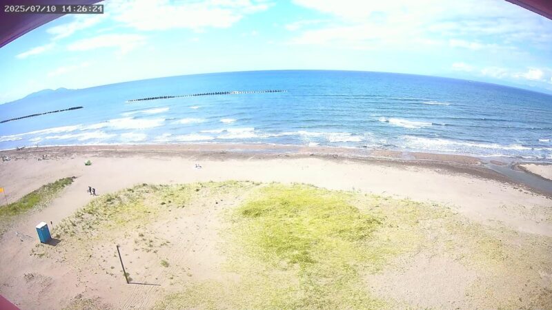 ルナコーストより銭函海水浴場のライブカメラ|北海道小樽市のサムネイル