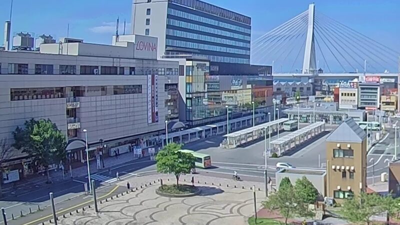 ABAよりJR青森駅東口周辺のライブカメラ|青森県青森市のサムネイル