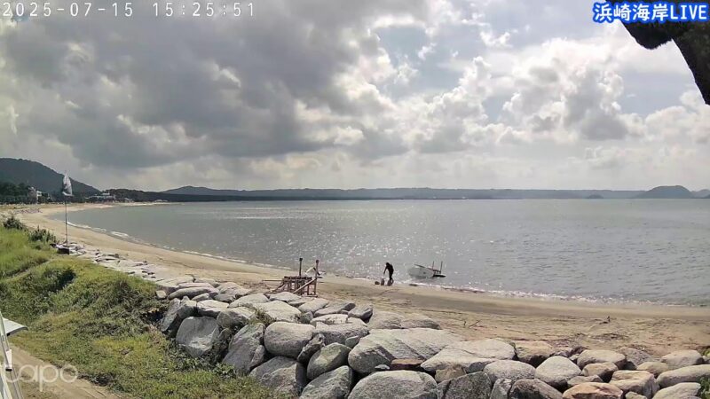 HOPSより浜崎海水浴場のライブカメラ|佐賀県唐津市のサムネイル