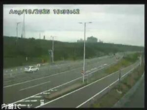 石川県内灘町 のと里山海道 内灘インターチェンジのライブカメラ