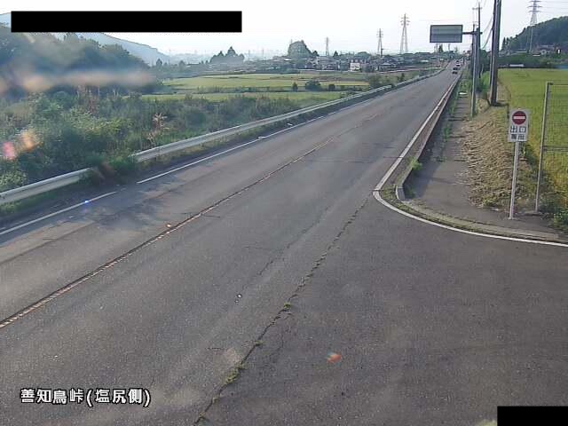 国道153号 善知鳥峠（塩尻側）のライブカメラ|長野県塩尻市のサムネイル