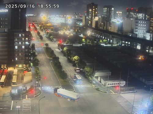 東京都道480号 東京入管前道路のライブカメラ|東京都港区のサムネイル