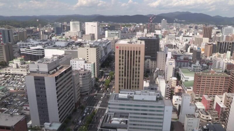 TSCより岡山市北区柳町１丁目周辺のライブカメラ|岡山県岡山市のサムネイル