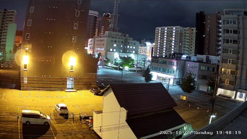 札幌市中央区北２条西付近のライブカメラ|北海道札幌市のサムネイル