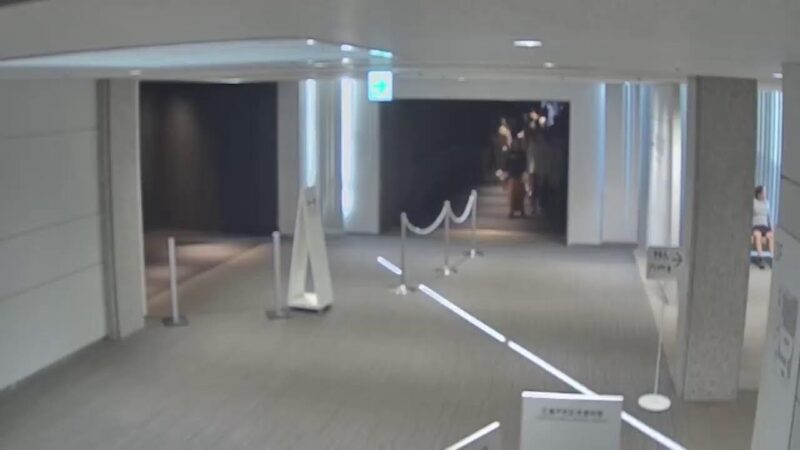 広島平和記念資料館東館と本館の廊下のライブカメラ|広島県広島市のサムネイル