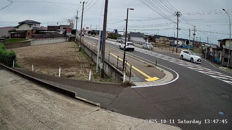 能代市下野付近のライブカメラ|秋田県能代市のサムネイル