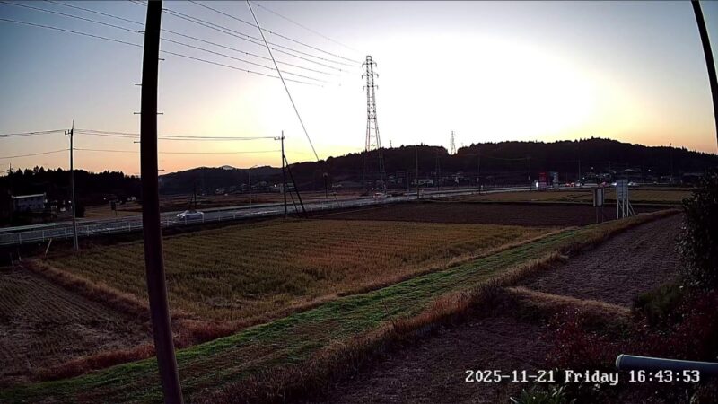 国道50号 上市原のライブカメラ|茨城県笠間市のサムネイル