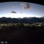 長野県山岳総合センターから北アルプス全景のライブカメラ|長野県大町市のサムネイル