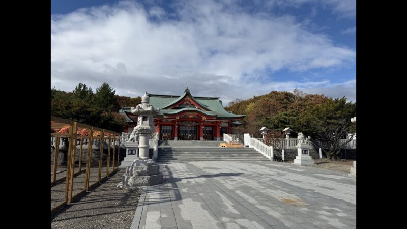樽前山神社境内・拝殿のライブカメラ|北海道苫小牧市のサムネイル
