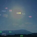 象頭山（大麻山）付近上空の星座線のライブカメラ|香川県琴平町のサムネイル