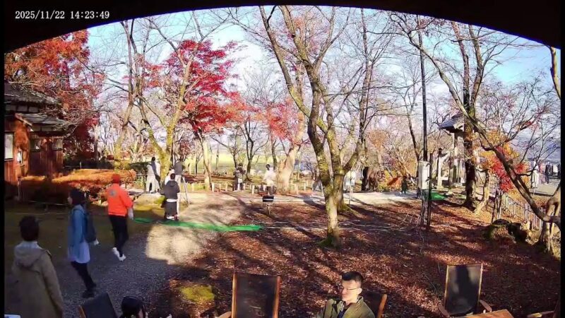 越路の庭・もみじ園表門のライブカメラ|新潟県長岡市のサムネイル