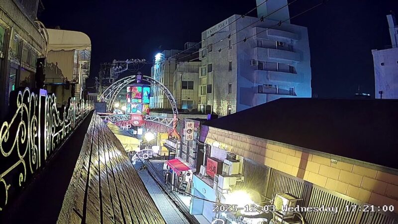 おしゃれ横丁商店街・小田原ラボ付近のライブカメラ|神奈川県小田原市のサムネイル