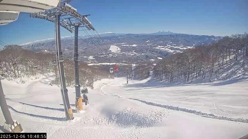 高鷲スノーパークゴンドラ山頂駅のライブカメラ|岐阜県郡上市のサムネイル