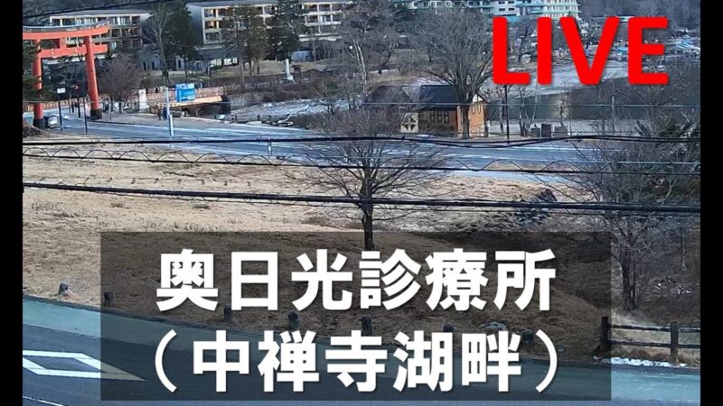 奥日光診療所から大鳥居・中禅寺湖畔のライブカメラ|栃木県日光市のサムネイル
